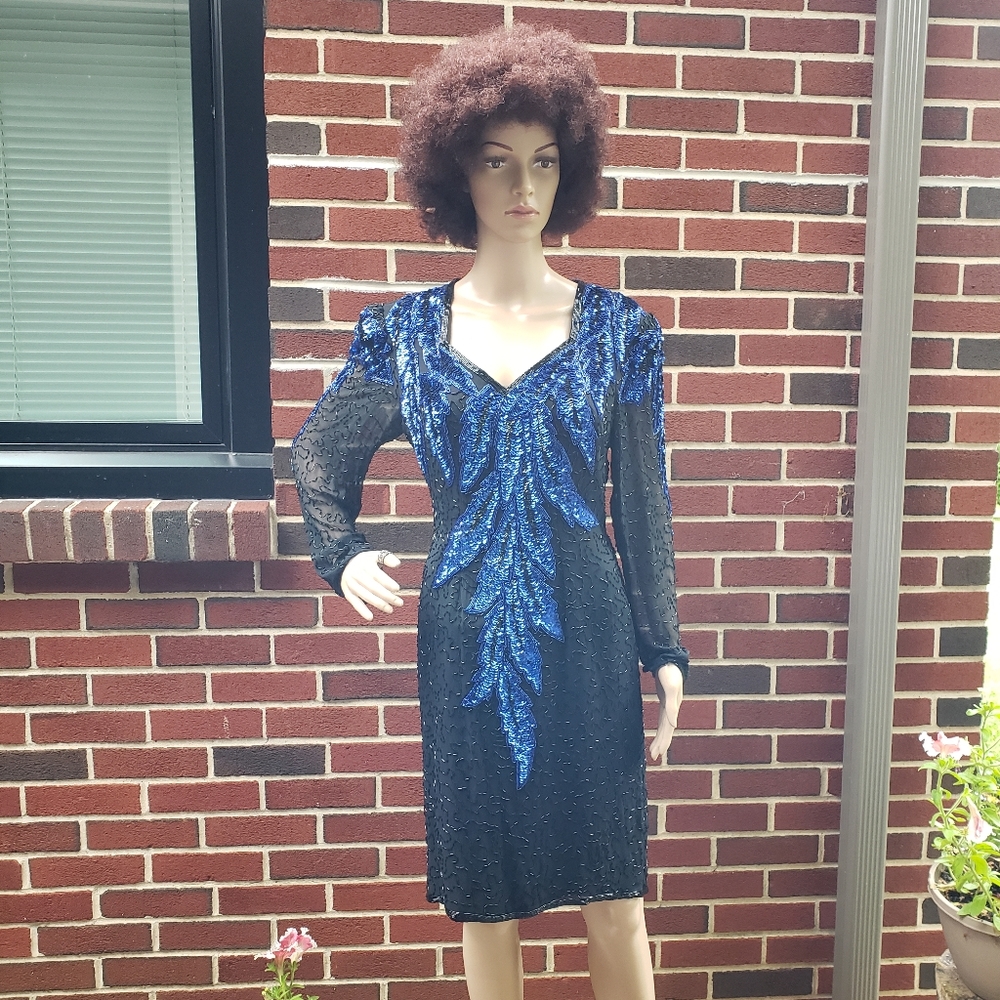 Lillie Rubin Vintage Sequin Dress